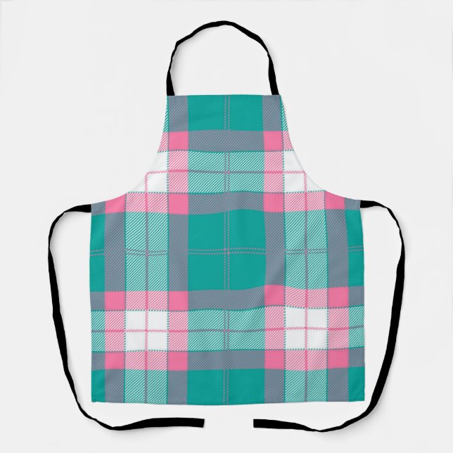 Chequered pattern apron (Front)