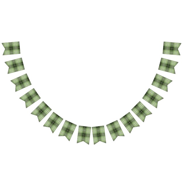 Chequered pattern bunting flags (All)