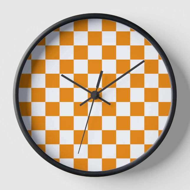 Chequered Pattern Clock (Front)