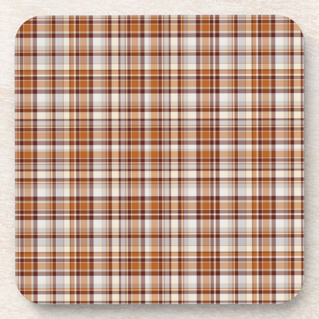 Chequered pattern coaster (Front)