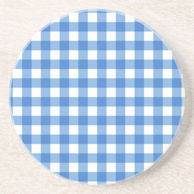 Chequered pattern coaster (Front)