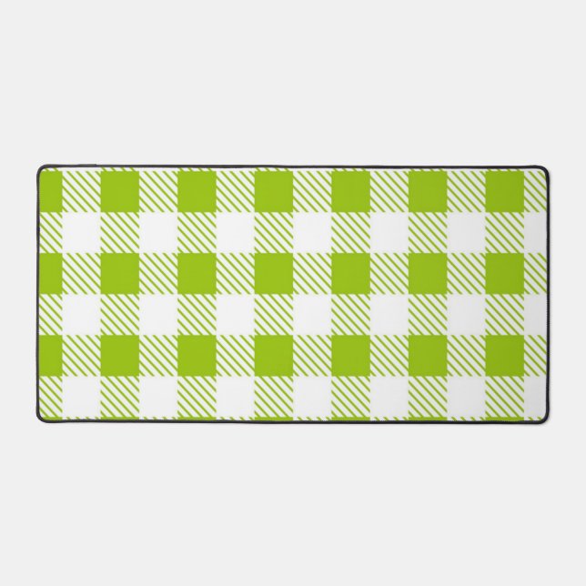 Chequered pattern desk mat (Front)