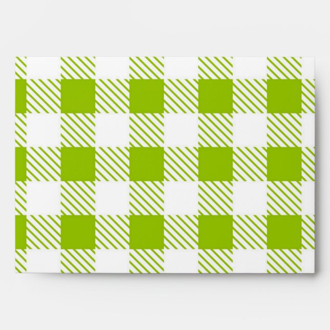 Chequered pattern envelope (Front)