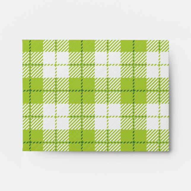 Chequered pattern envelope (Front)