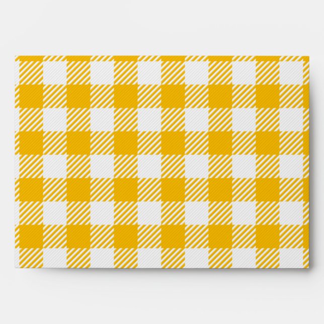 Chequered pattern envelope (Front)