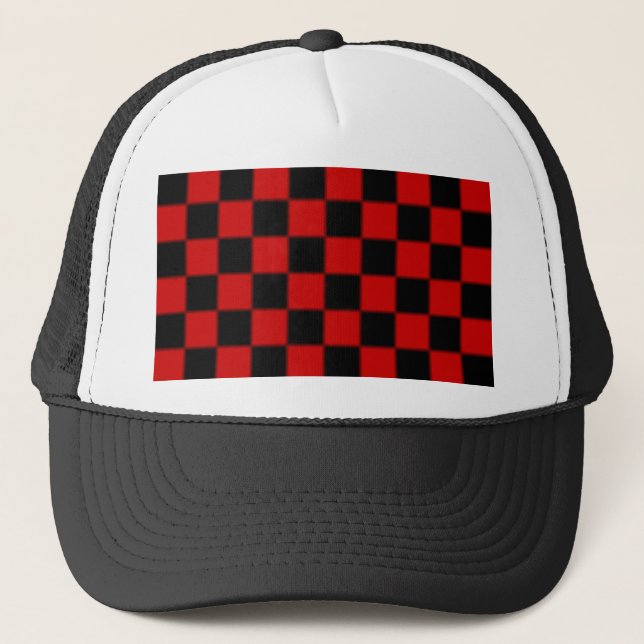 Chequered Pattern Hat (Front)