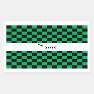 Chequered pattern in green.png sticker