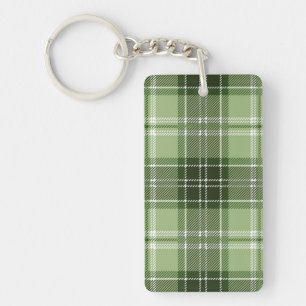 Chequered pattern keychain