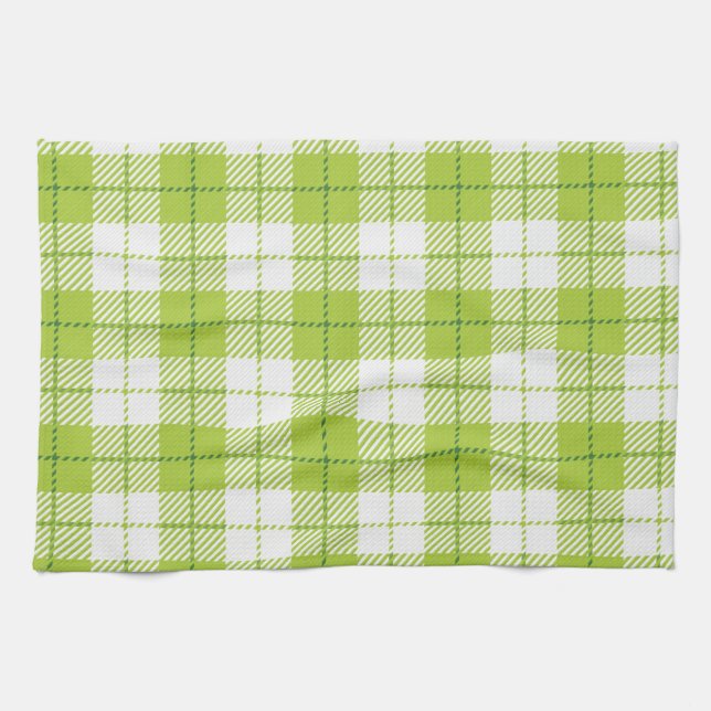 Chequered pattern kitchen towel (Horizontal)