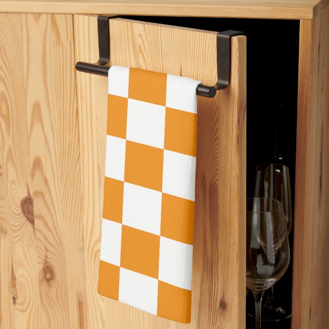 Chequered Pattern Kitchen Towel (Thirds Fold)