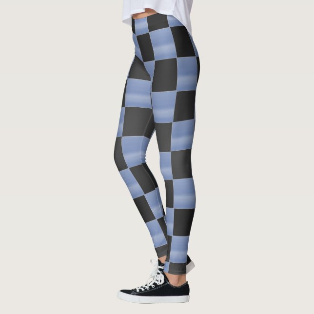 Chequered Pattern Leggings (Left)