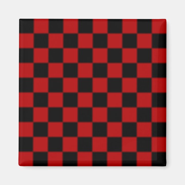 Chequered Pattern Magnet (Front)
