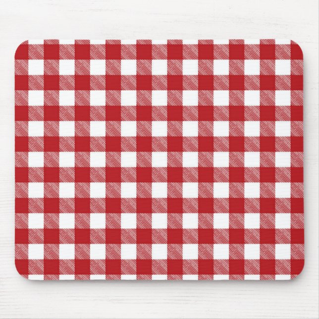 Chequered pattern mouse pad (Front)