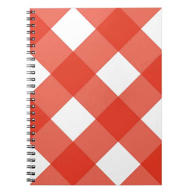 Chequered pattern notebook (Front)