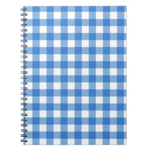 Chequered pattern notebook