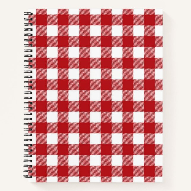 Chequered pattern notebook (Front)