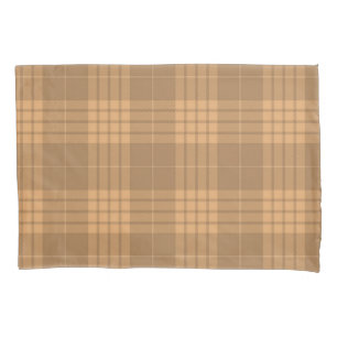 Chequered pattern pillowcase