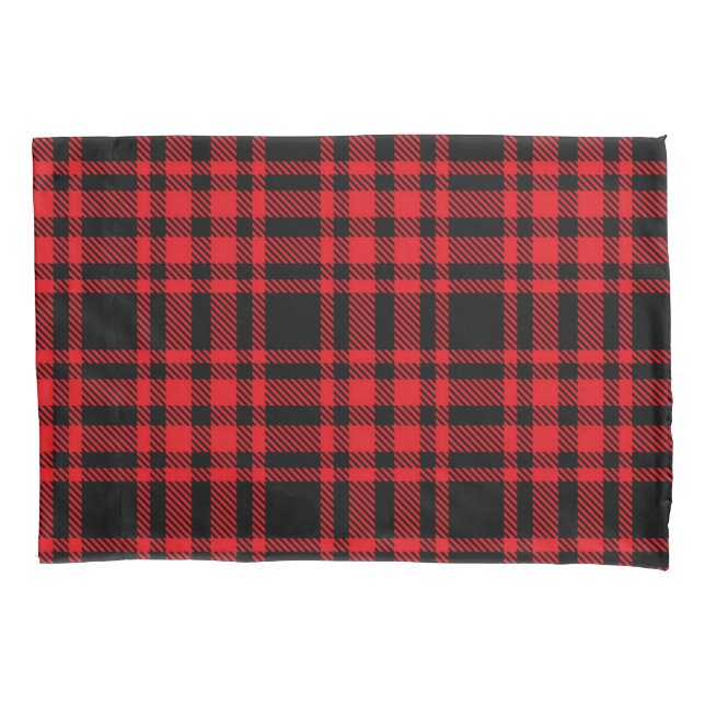 Chequered pattern pillowcase (Front)