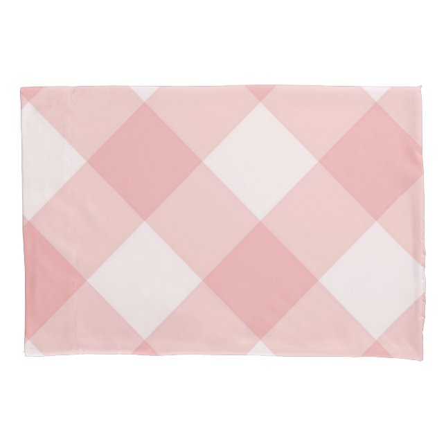 Chequered pattern pillowcase (Front)