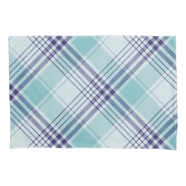 Chequered pattern pillowcase (Front)
