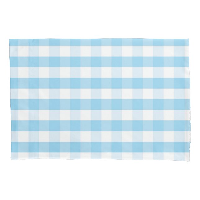 Chequered pattern pillowcase (Front)