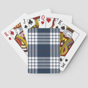 Chequered pattern playing cards