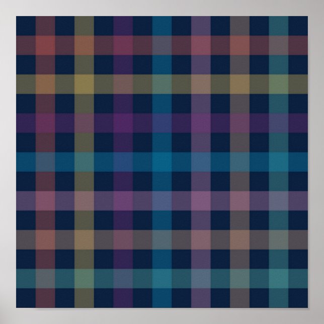 Chequered pattern poster (Front)