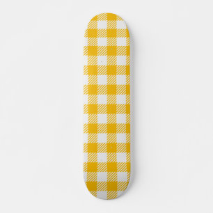Chequered pattern skateboard