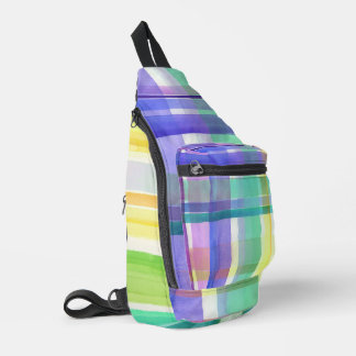 Chequered Pattern Sling Bag