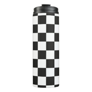 Chequered pattern thermal tumbler