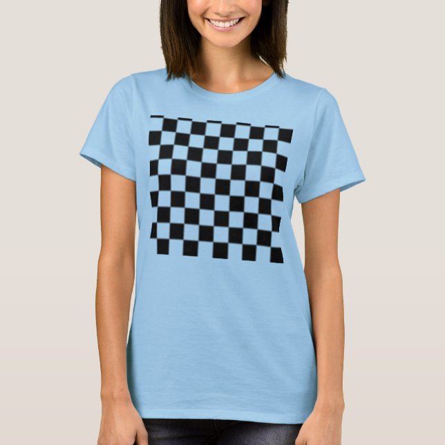 Chequered Pattern Women's Shirt (Front)