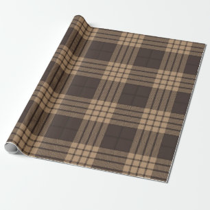 Chequered pattern wrapping paper