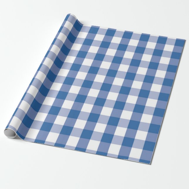 Chequered pattern wrapping paper (Unrolled)