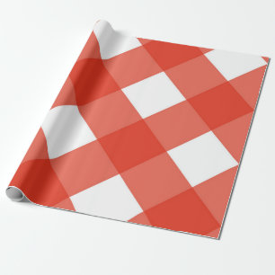 Chequered pattern wrapping paper