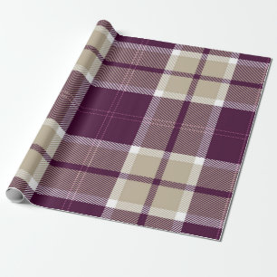 Chequered pattern wrapping paper