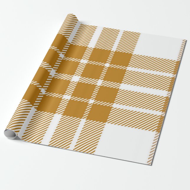 Chequered pattern wrapping paper (Unrolled)