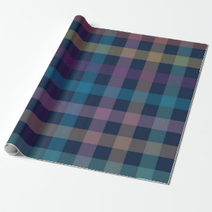 Chequered pattern wrapping paper