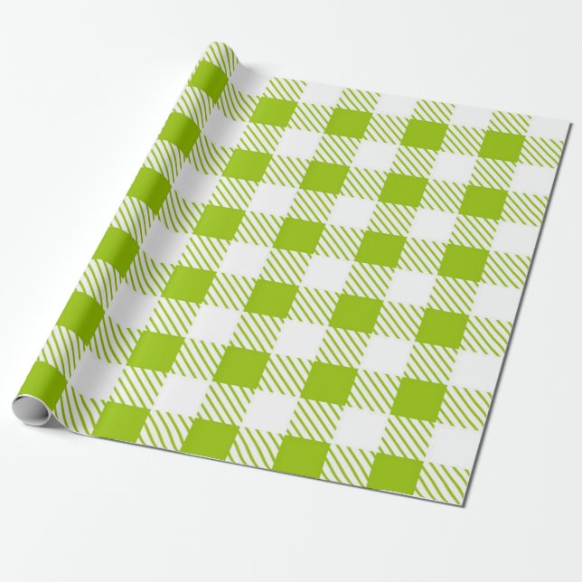 Chequered pattern wrapping paper (Unrolled)