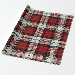 Chequered pattern wrapping paper