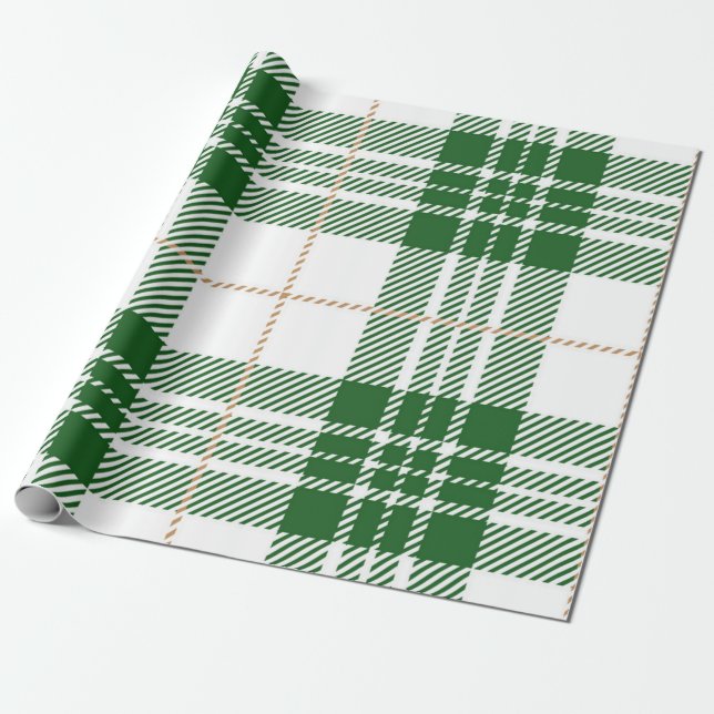 Chequered pattern wrapping paper (Unrolled)
