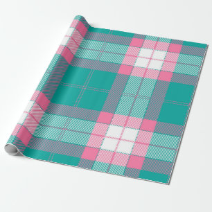 Chequered pattern wrapping paper