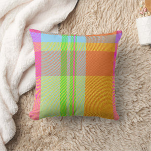 Chequered Pillows, Unique and Beautiful Patterns T Throw Pillow