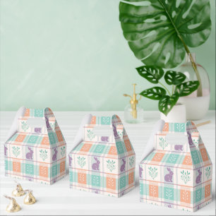 Chequered Plaid Easter Favor Box