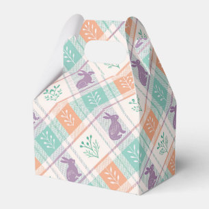 Chequered Plaid Easter Favor Box