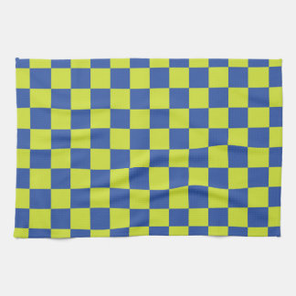 chequered police pattern kitchen towel