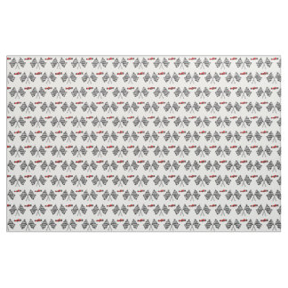 Chequered Race Flag & Red Race Car Fabric