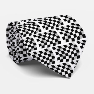 Chequered Racing Flag Tie