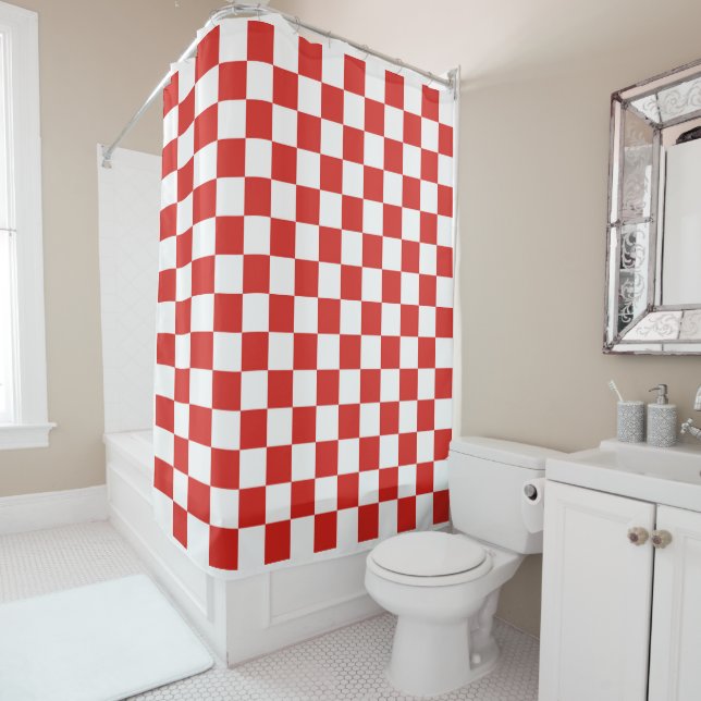 chequered red white (In Situ)
