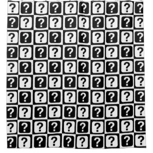 Chequered Riddle Question Mark Pattern Design