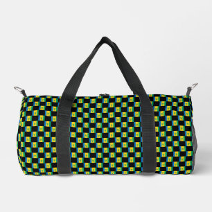 Chequered Saint Vincent and the Grenadines Flag Pa Duffle Bag